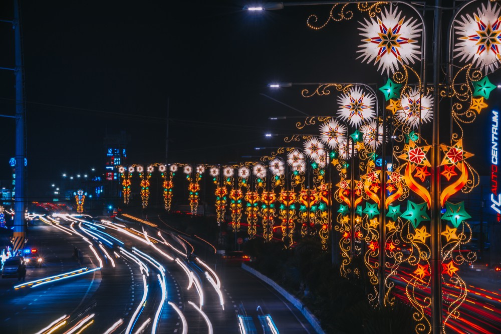 San Fernando lanterns shine bright along the city’s major thoroughfare